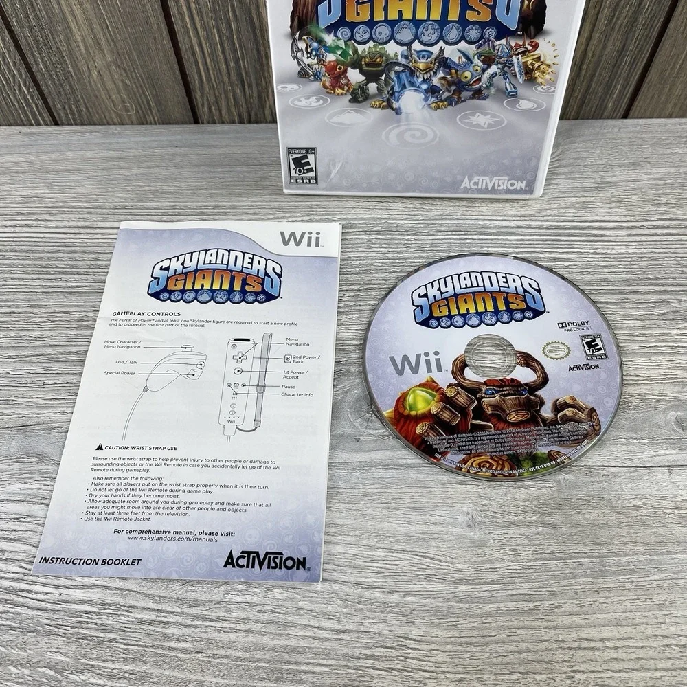 Skylanders Giants (Nintendo Wii, 2012) Tested Working